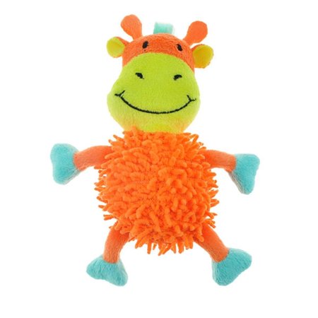 PETPATH Noodle Ball Body with Squeaker Giraffe Pet Toy PE2479496